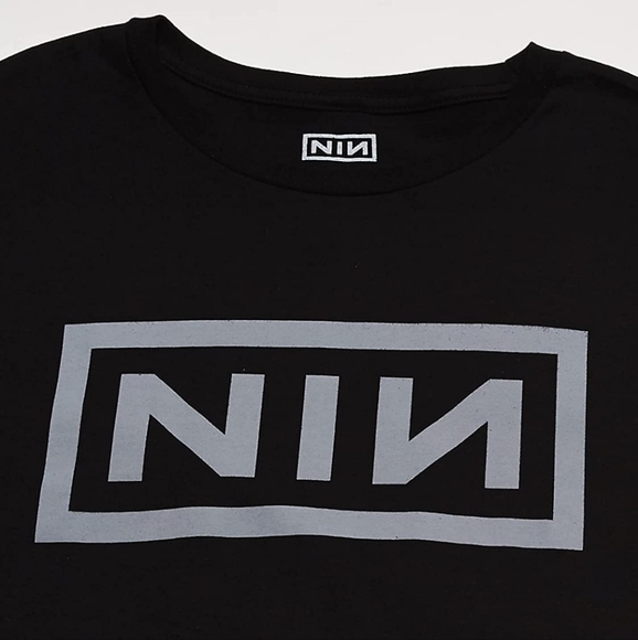 Nine Inch Nails Classic Logo Black Shirt - Picture 2 of 3